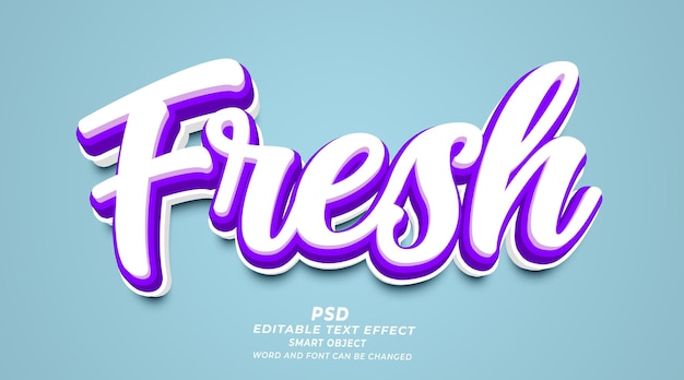 Nuovo effetto di testo modificabile in 3d con photoshop con sfondo premium