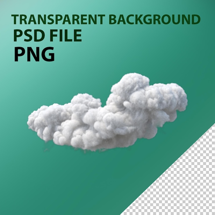 PSD nuvem png
