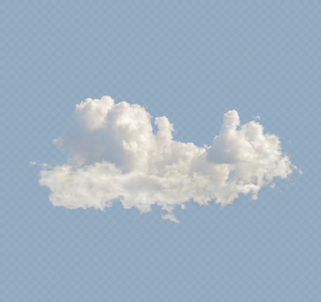 Nuvens brancas isoladas Premium PSD