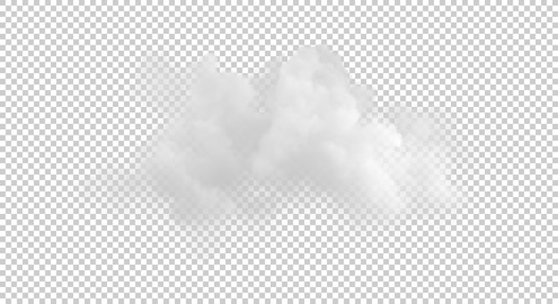PSD nuvens fofas brancas macias moldam renderização 3d de efeito especial flutuante