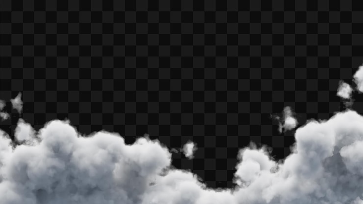 PSD nuvens transparentes