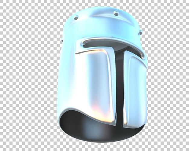 PSD o capacete de gladiador isolado no fundo ilustração de renderização 3d