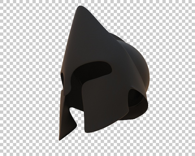 PSD o capacete de gladiador isolado no fundo ilustração de renderização 3d