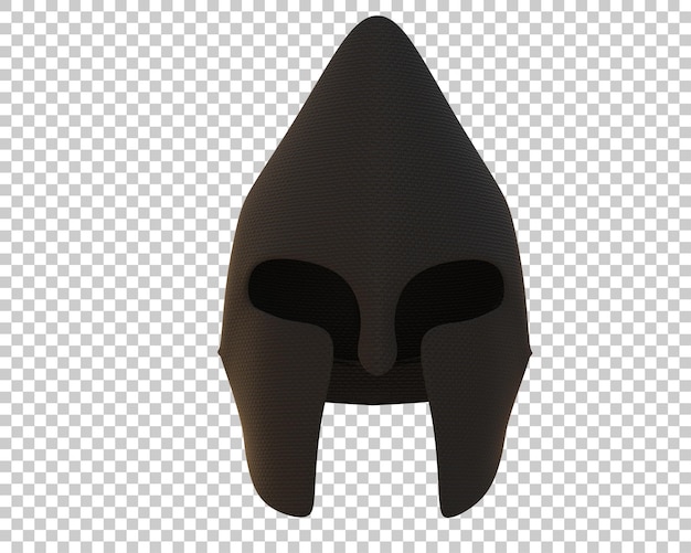 PSD o capacete de gladiador isolado no fundo ilustração de renderização 3d