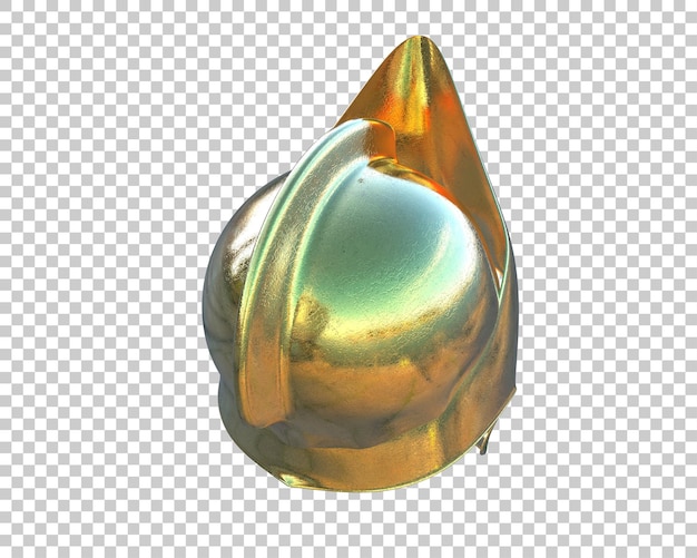 PSD o capacete de gladiador isolado no fundo ilustração de renderização 3d