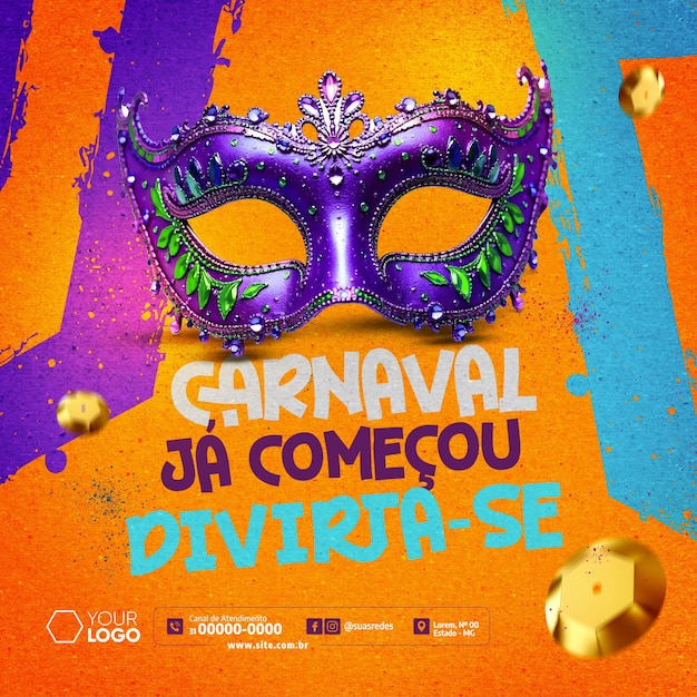 O Carnaval das Mídias Sociais já começou.