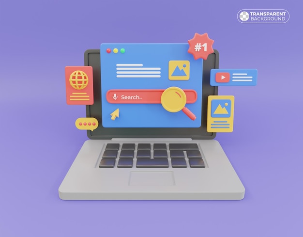 O conceito de resultados de pesquisa de SEO aparece na primeira ordem