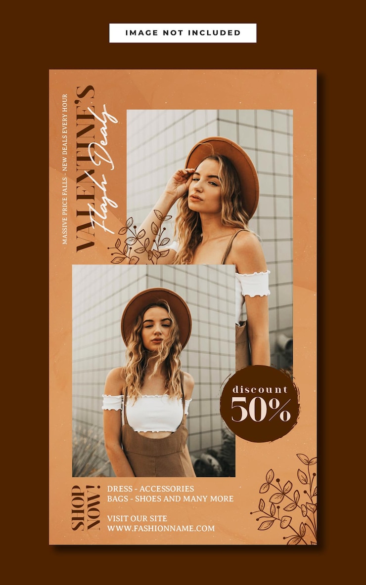 PSD o flash de moda dos namorados feliz oferece modelo de história do instagram de mídia social
