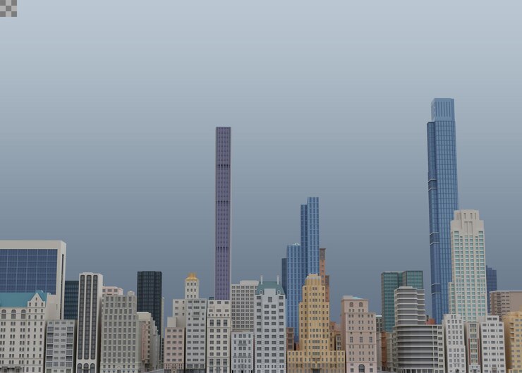 PSD o horizonte da cidade durante o dia