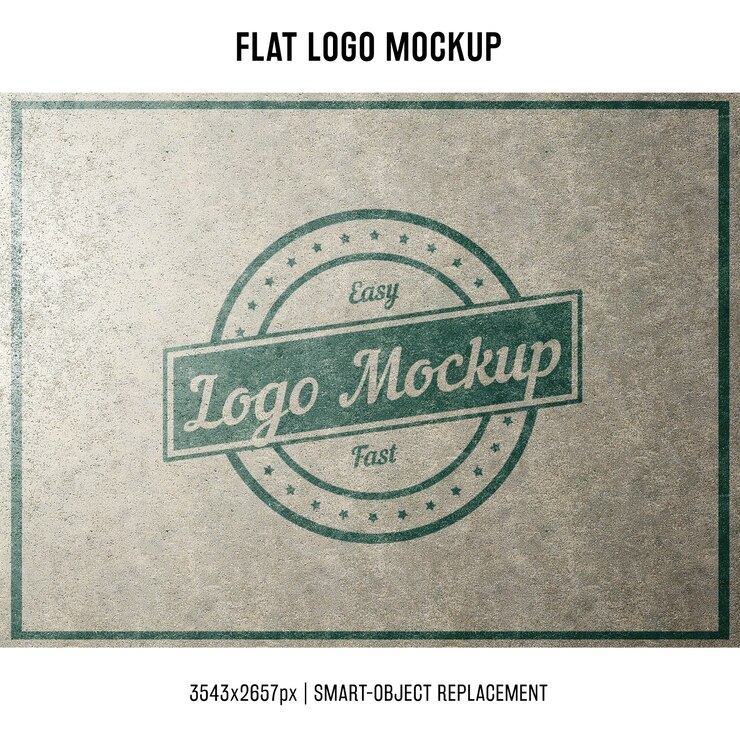 PSD o logotipo estampado se mapeia