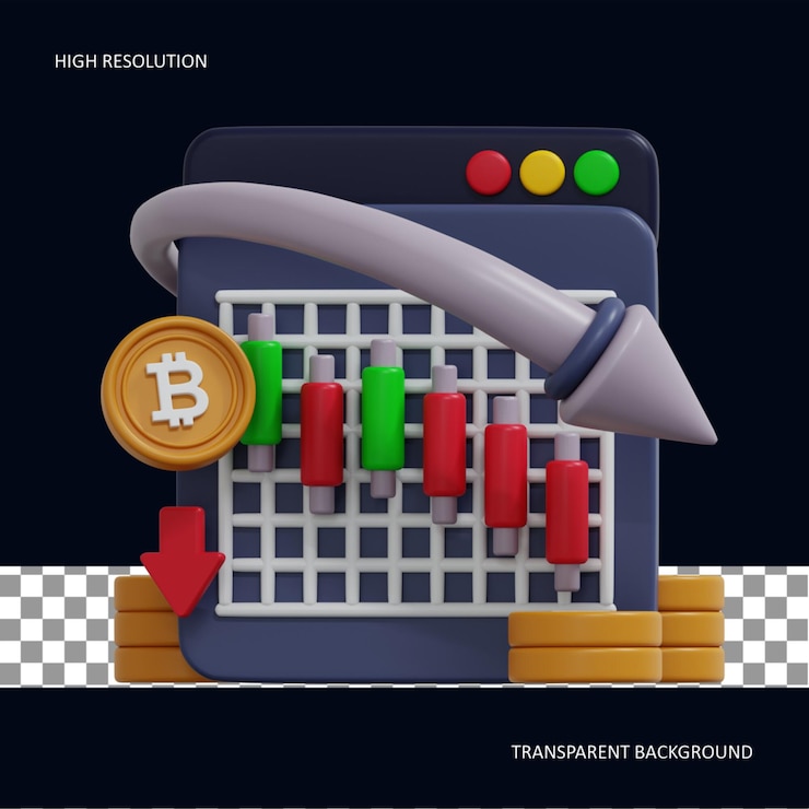 PSD o mercado de criptomoedas bitcoin mostra uma tendência de declínio
