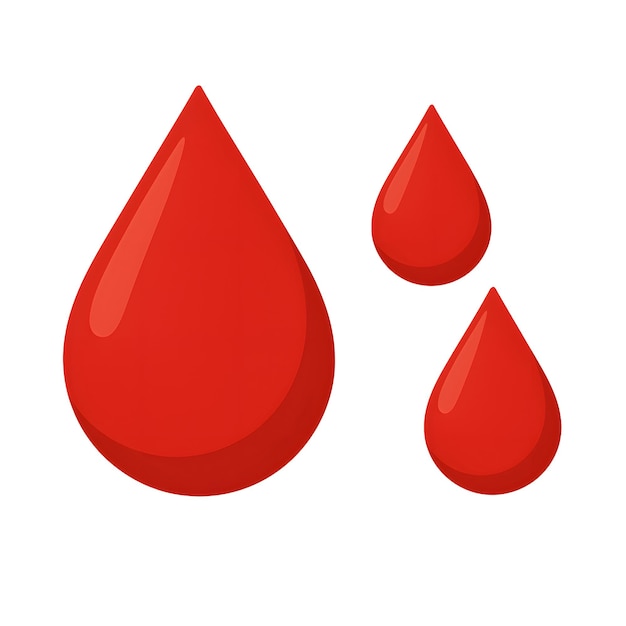 O sangue cai vermelho