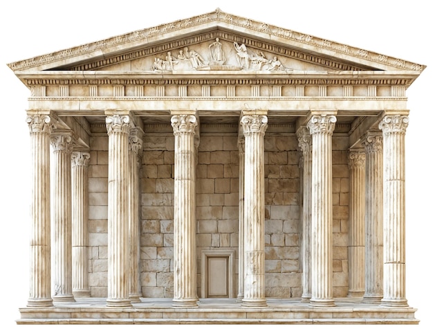 O Templo de Maison Carre em Nmes