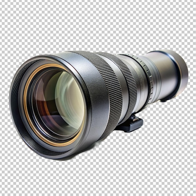 PSD objecto da lente da câmara em fundo transparente