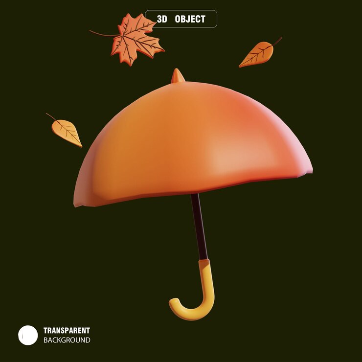 PSD objet d'automne modèle 3d