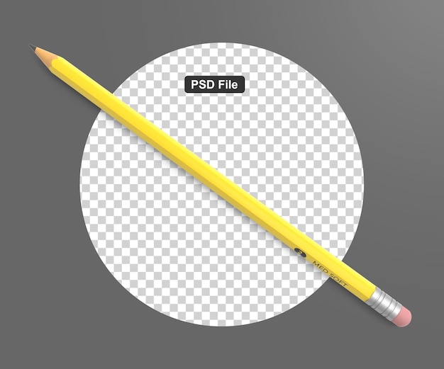 Objet à crayon transparent