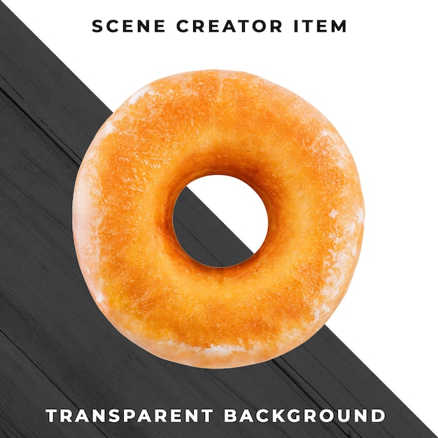 Objet Donut sur PSD transparent