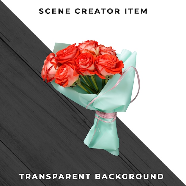 PSD objet fleur transparent psd