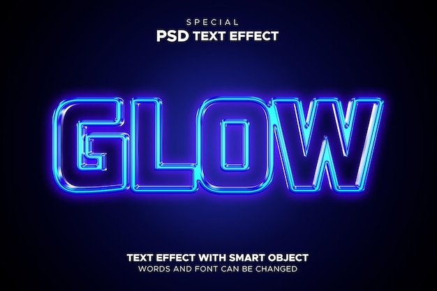 Objet Intelligent à Effet De Texte Lumineux Modifiable