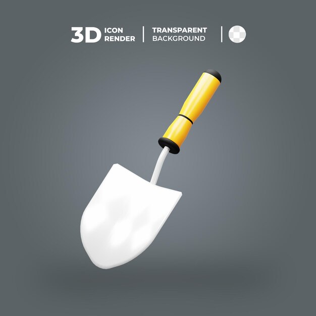 PSD objet pelle 3d