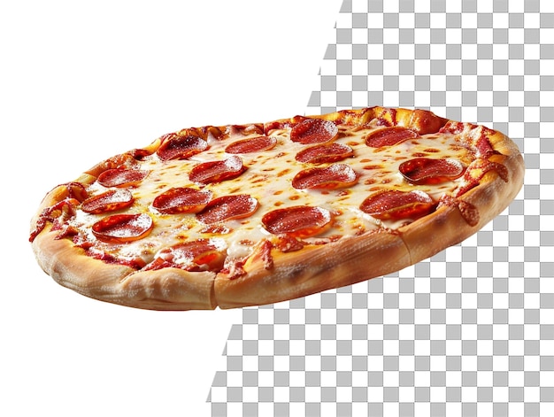 PSD objet de pizza délicieux isolé