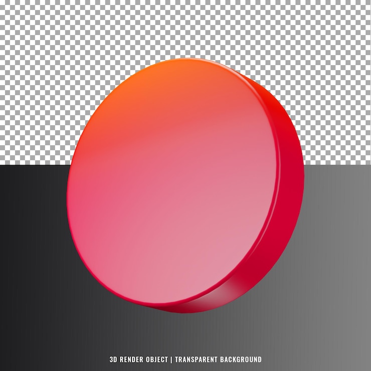PSD objet de rendu d'icône 3d psd premium