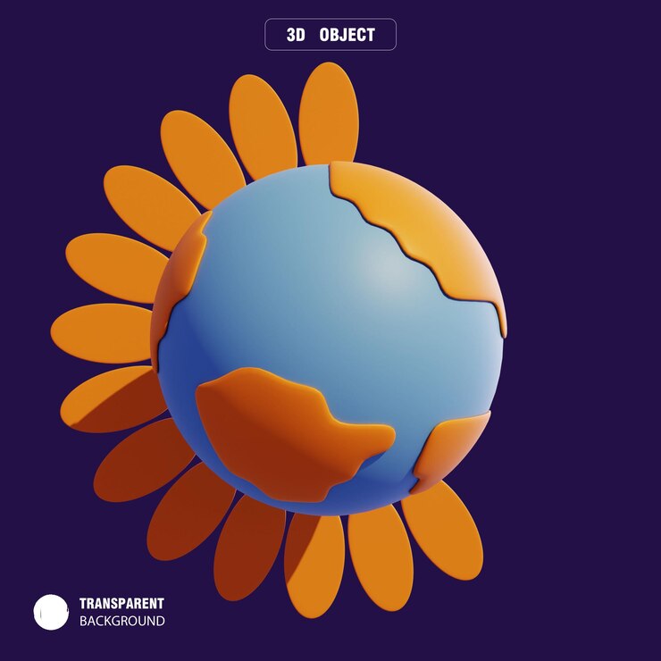 PSD objeto 3d eco