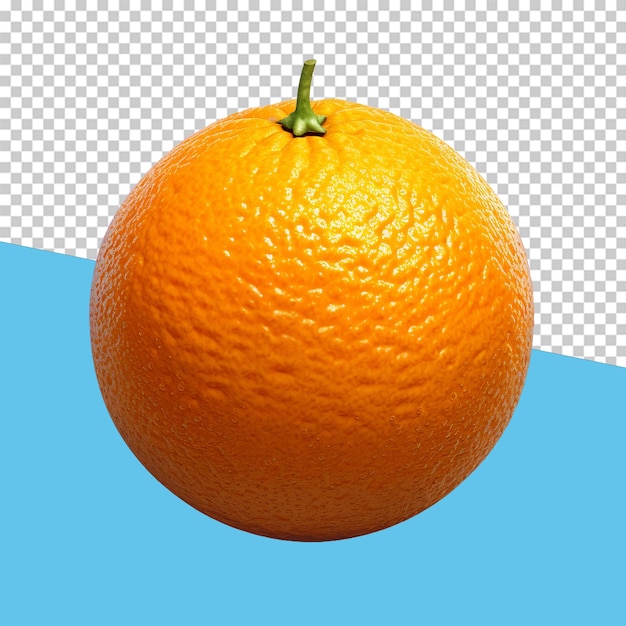 PSD objeto aislado naranja fondo transparente