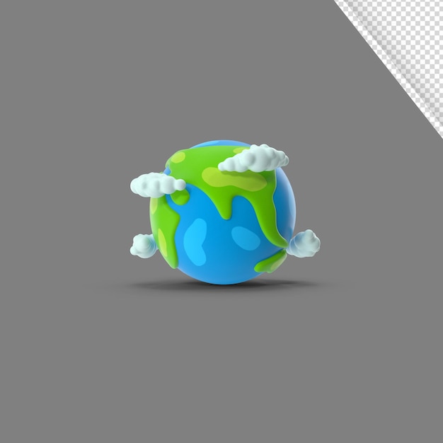 objeto de ambiente 3D com fundo transparente