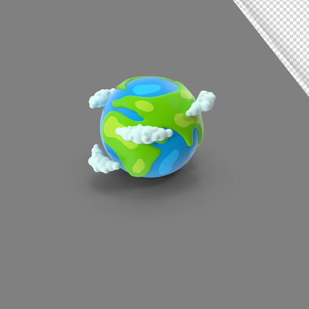 objeto de ambiente 3D com fundo transparente