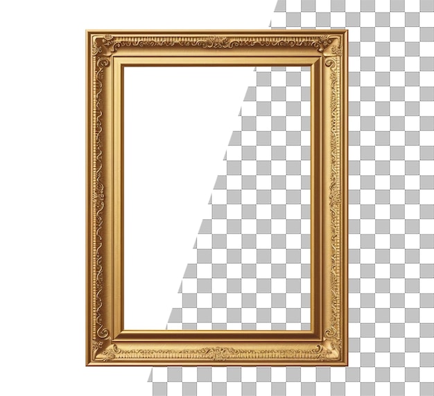 PSD objeto de quadro fotográfico isolado com fundo transparente