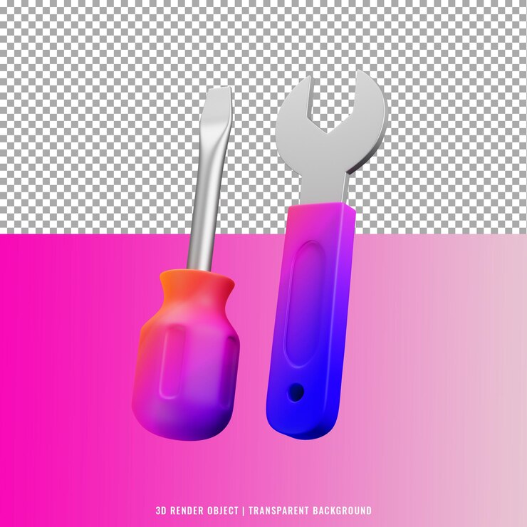 PSD objeto de renderização 3d em aquarela psd premium