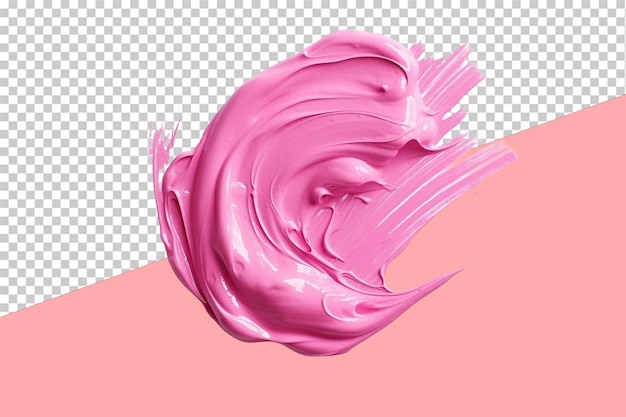 Objeto isolado pintado de cor rosa
