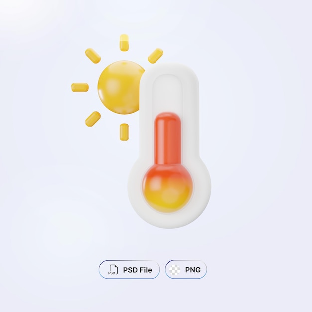 Objeto de manantial de temperatura caliente