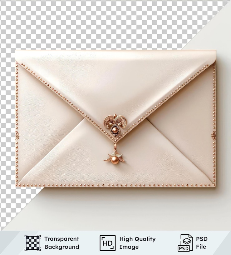 PSD objeto transparente diseño elegante de invitación de boda aislado en fondo transparente con blanco