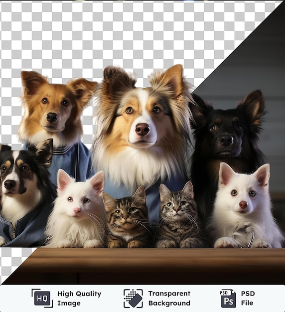 PSD objeto transparente fotográfico realista clínica de animais de estimação do veterinário