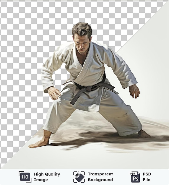 Objeto transparente fotográfico realista judo master_s judo match