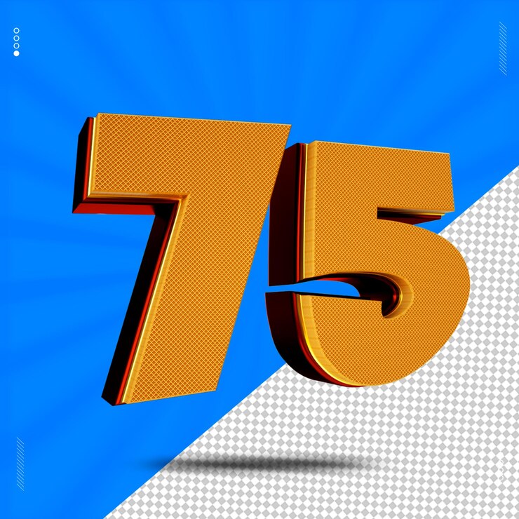 PSD oblea de fuente 3d render número 75