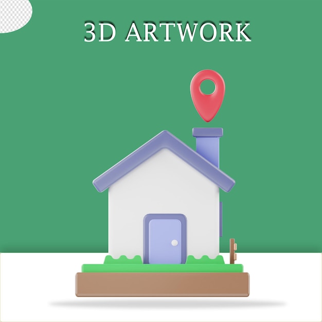 PSD obra de arte en 3d 86