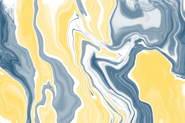 Obras de arte com efeito de mármore abstrato com fundo branco, redemoinhos cinzentos e pretos e sotaques dourados