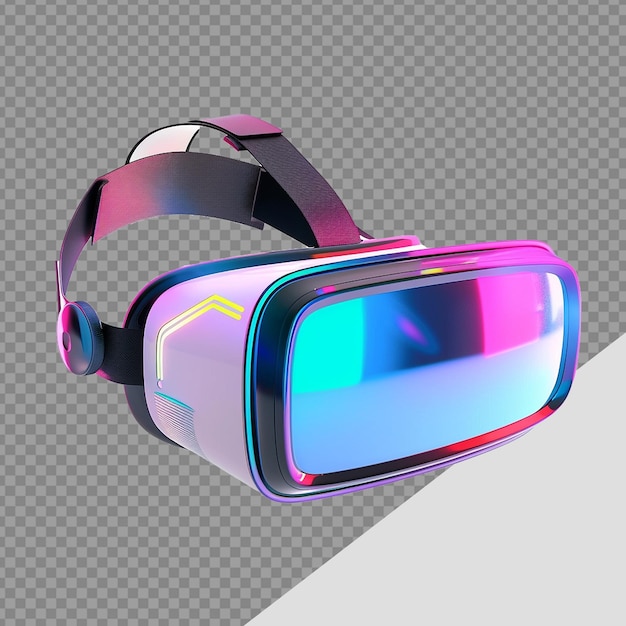 PSD Óculos de realidade virtual 3d tecnologia metaverse png isolado em fundo transparente