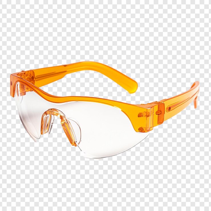 PSD óculos de segurança laranja lentes transparentes óculos de proteção equipamentos de segurança de trabalho
