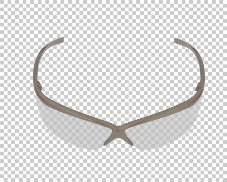 PSD óculos de sol isolados no fundo ilustração de renderização 3d