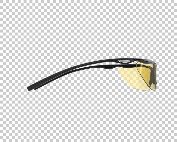 PSD óculos de sol isolados no fundo ilustração de renderização 3d