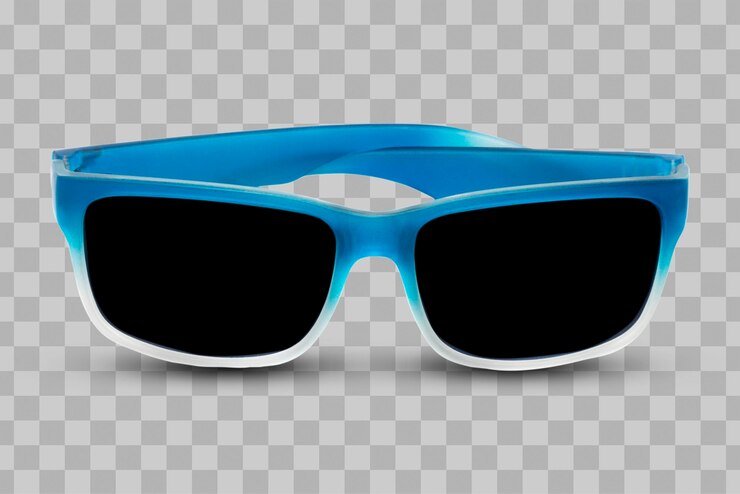 PSD óculos de sol isolados