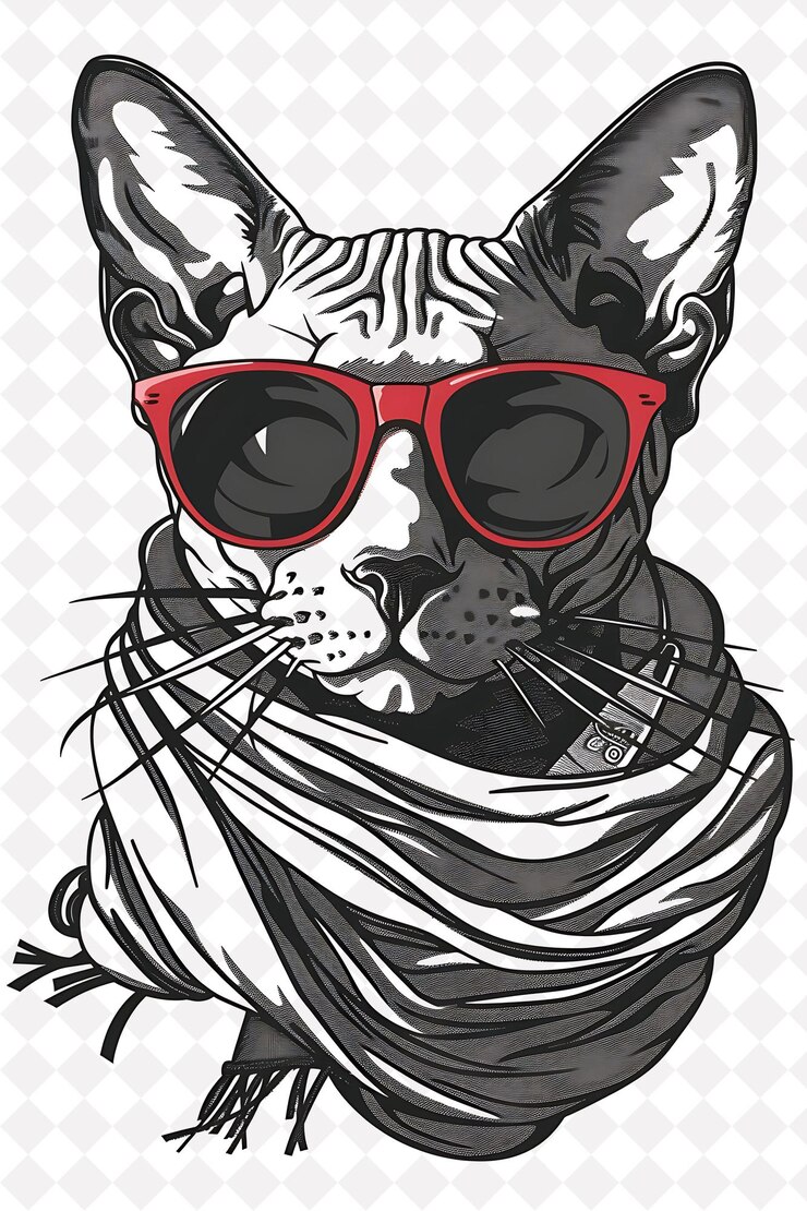 PSD öffnen sie die katzenwelt durch personalisierte katzen png-bilddesigns für dekoration und druck