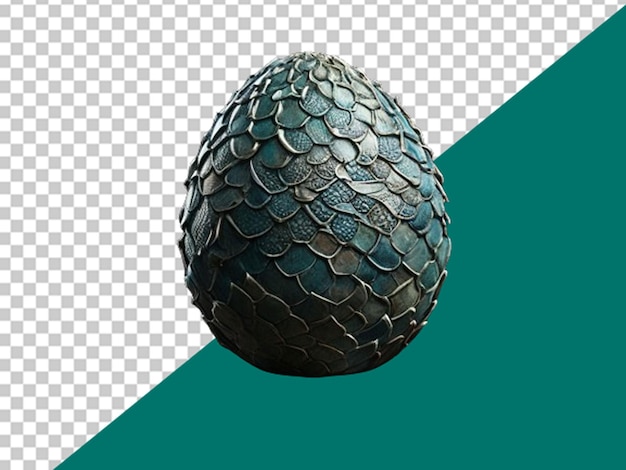 PSD un œuf de dragon avec des détails de texture