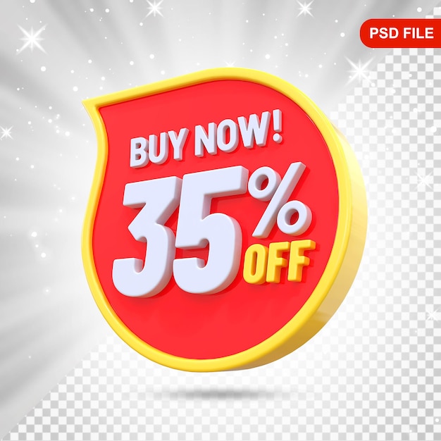 Oferta del 35 por ciento en 3D Compra ahora