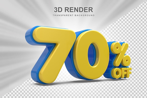 oferta del 70 por ciento en renderizado 3d