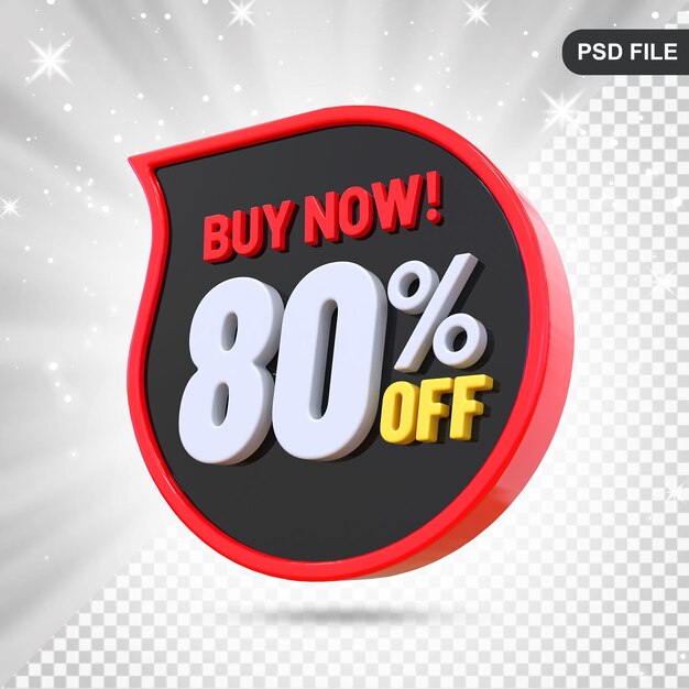 Oferta del 80 por ciento en 3D Compra ahora
